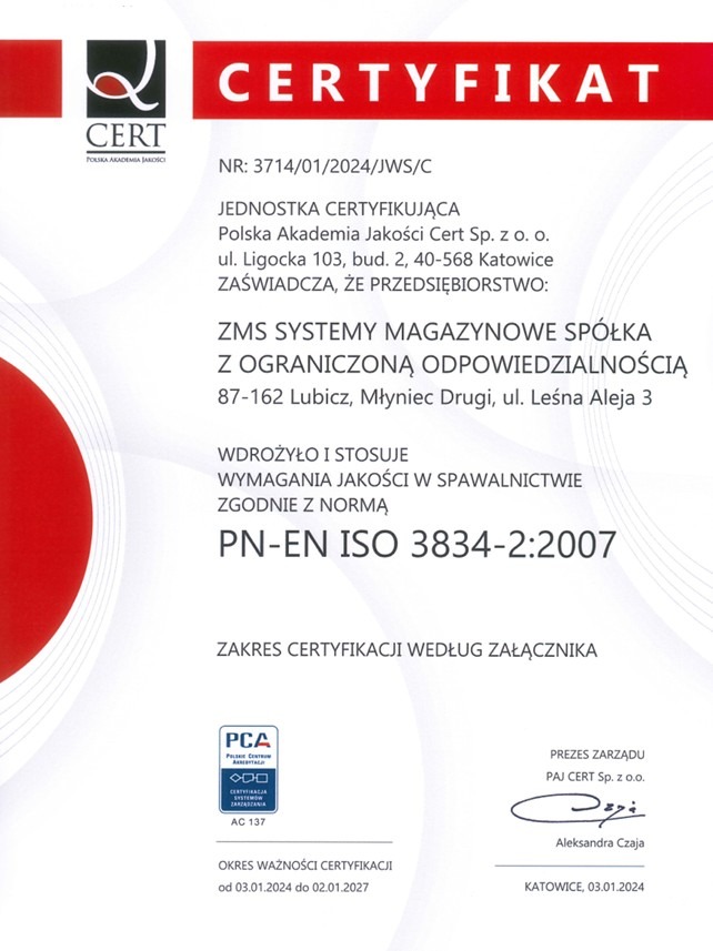 ISO 3834 PL