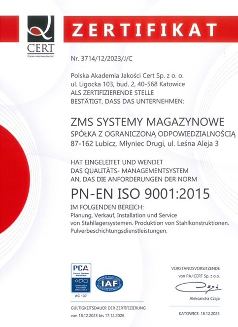 iso 9001 de