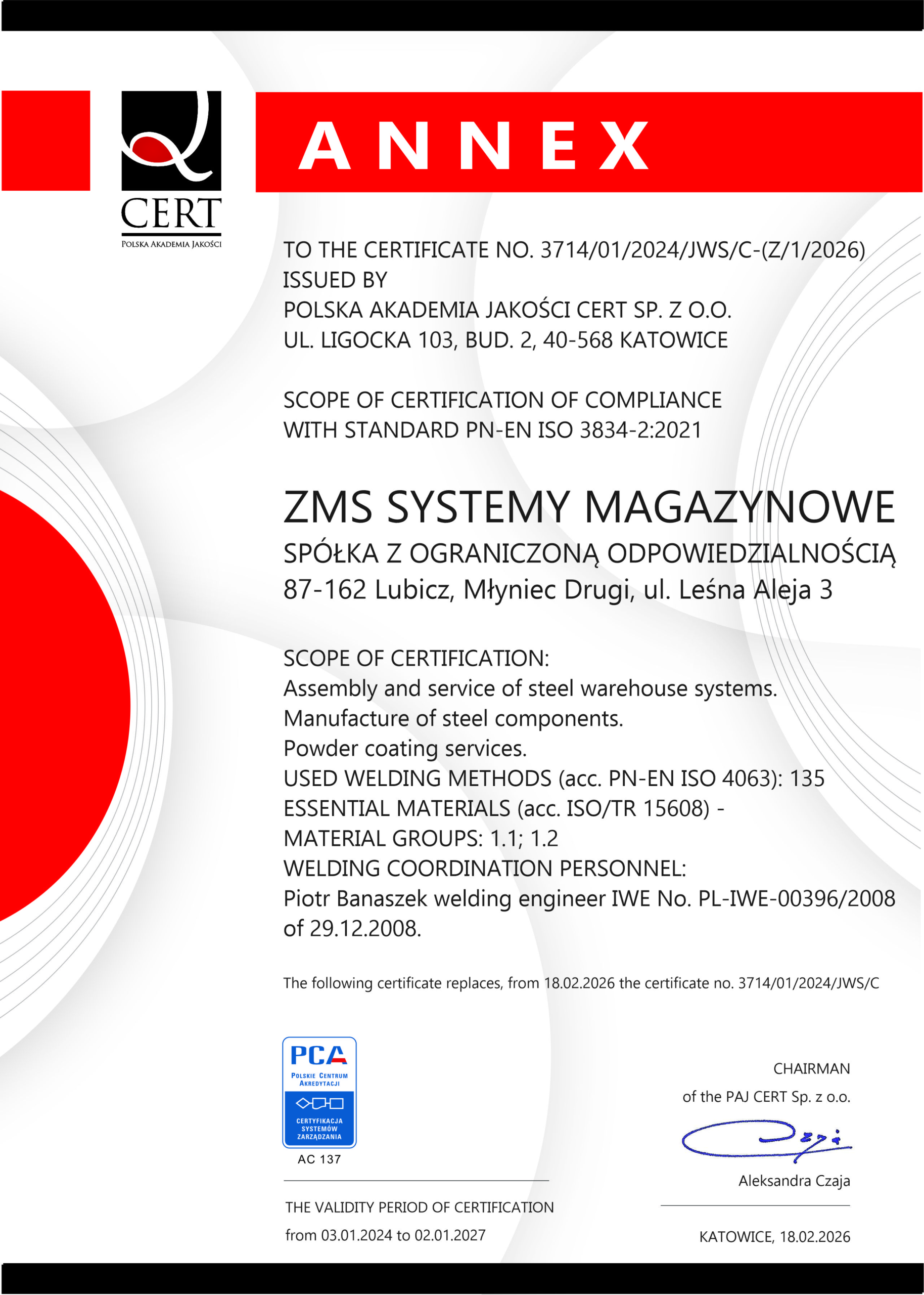 ZMS SYSTEMY MAGAZYNOWE [JWS] C2023 zm. z dn. 18.02.2026 załącznik (angielska)