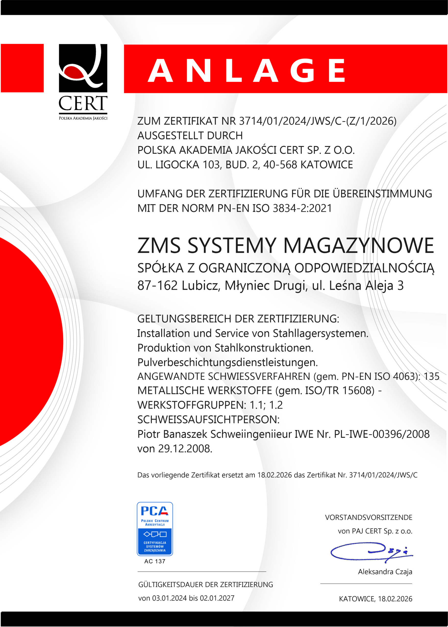 ZMS SYSTEMY MAGAZYNOWE [JWS] C2023 zm. z dn. 18.02.2026 załącznik (niemiecka)